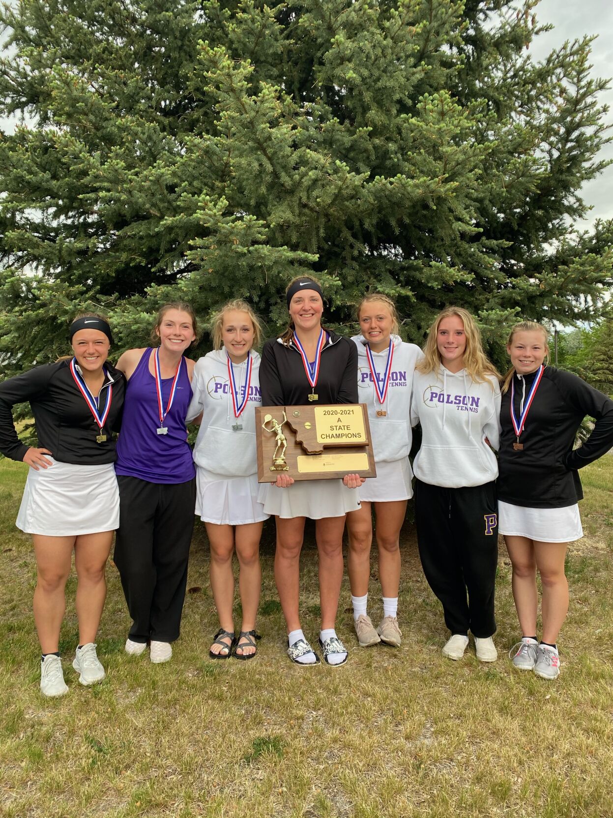 2021 Class A girls tennis - Polson Pirates